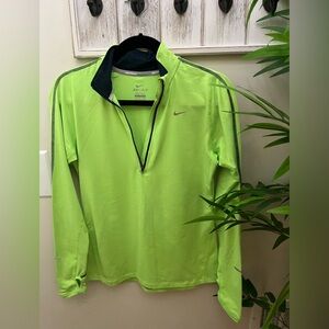 Nike Lime Green Long Sleeve Top